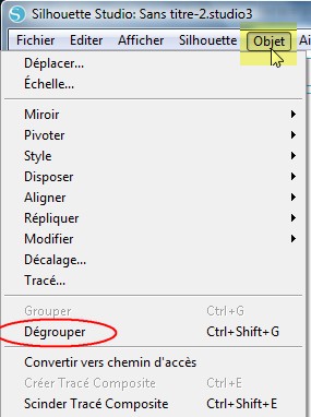12 - Comment sélectionner plusieurs points à la fois ? DegrouperMenu